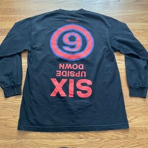 Drake 2016 tour Black 6 upside down long sleeve concert shirt L